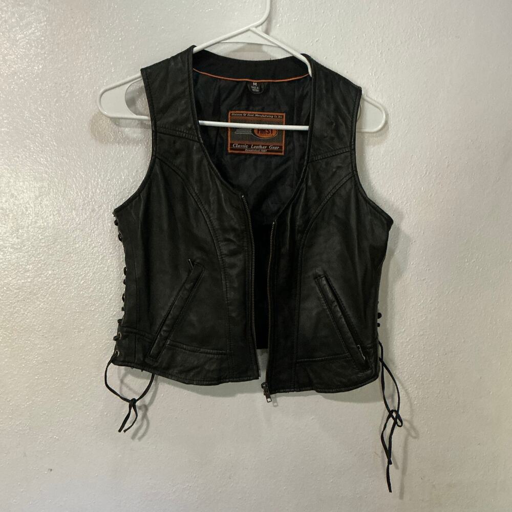 First classics, classic leather gear jacket size m